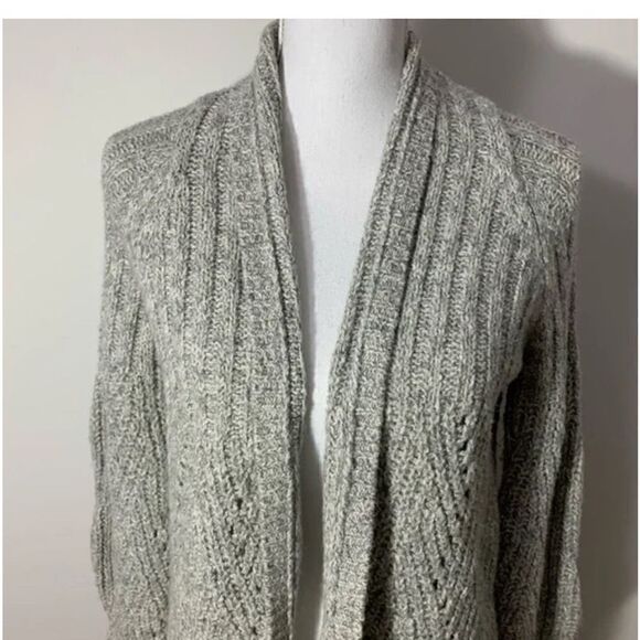 CAbi | Gray Cathedral Open Cardigan Style 3472 | L - Picture 6 of 7